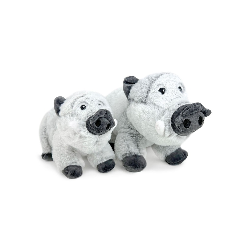 SNUGGLE FRIENDS DOG TOY PLUSH WARTHOG SMALL