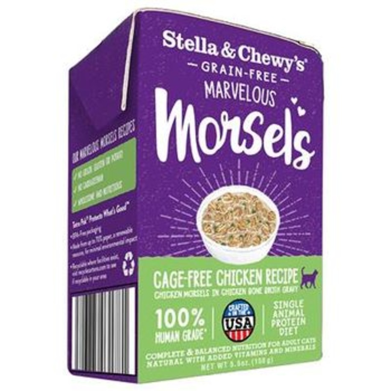Stella & Chewy’s 5.5 oz Marvelous Morsels Chicken Cat Food