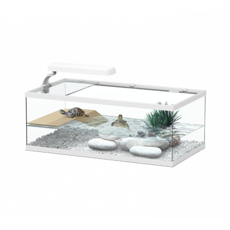 Tortum Turtle Tank 55 x 30 x 20 cm,  White