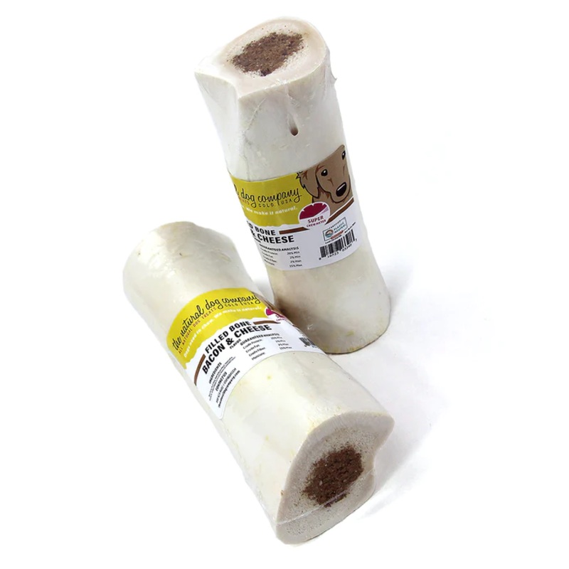 Tuesday’s Natural Dog Company 5″ Bacon and Cheese Filled Dog Bone