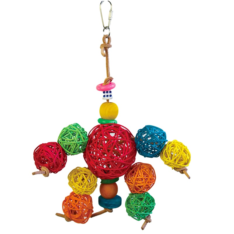 A & E Cage Happy Beaks Have A Ball Bird Toy