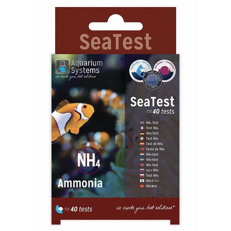 Aquarium Systems SeaTest NH4 Ammonia – 40 Tests
