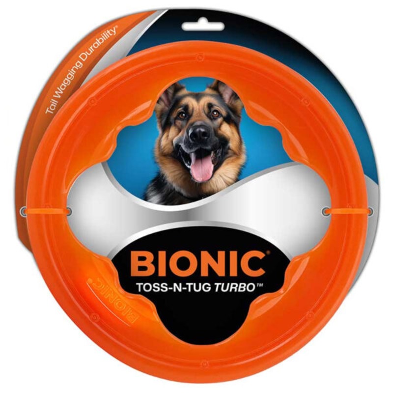 Bionic Toss-N-Tug Turbo Dog Toy