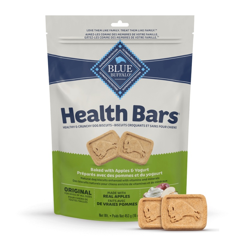 BLUE Health Bars Dog Treats – Apple & Yogurt 16oz