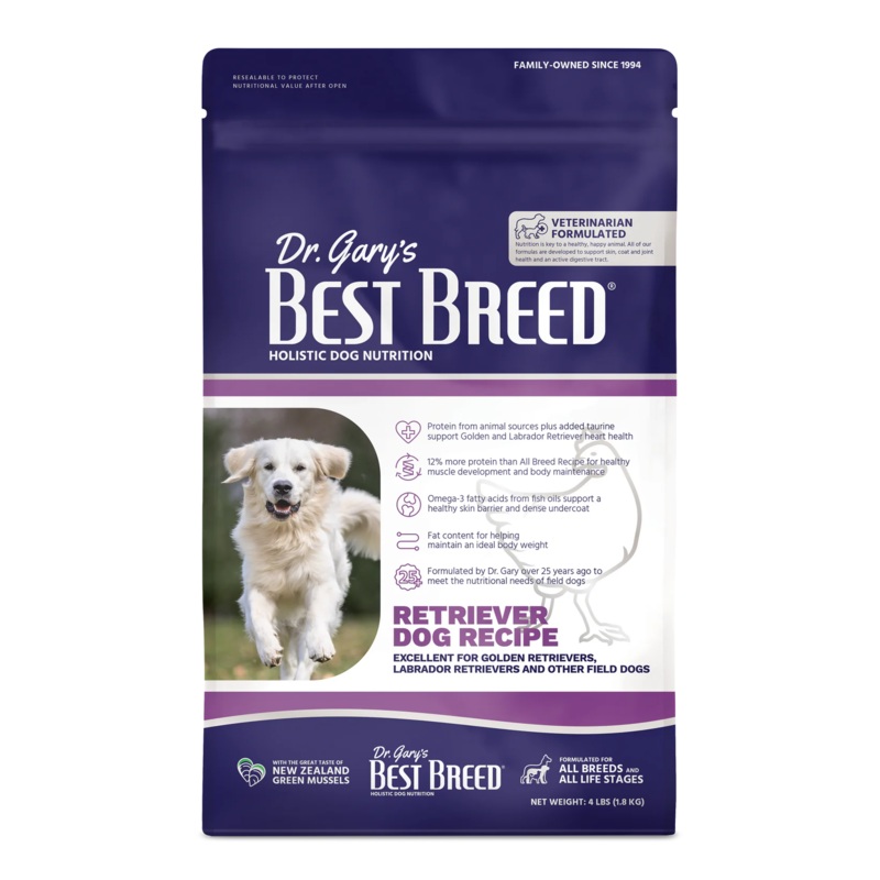 Dr Gary’s Best Breed Retriever Dog Recipe 4 LB