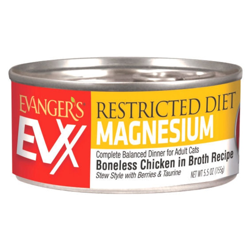 Evenger’s Restricted Diet 5.5oz We Cat Food, Magnesium