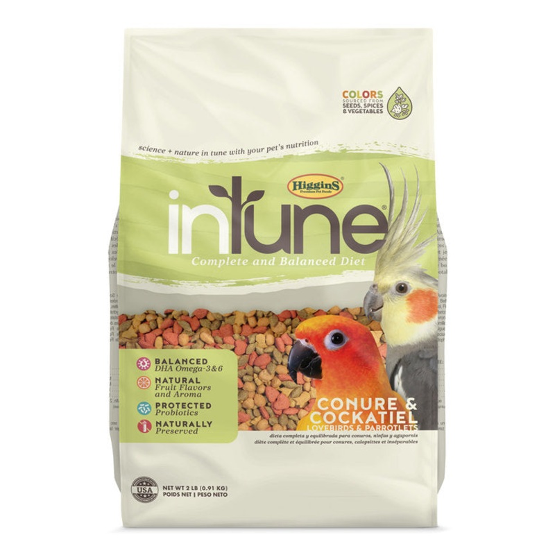 Higgins Intune Complete Conure & Cockatiel Food 2 lb. 2 lb.