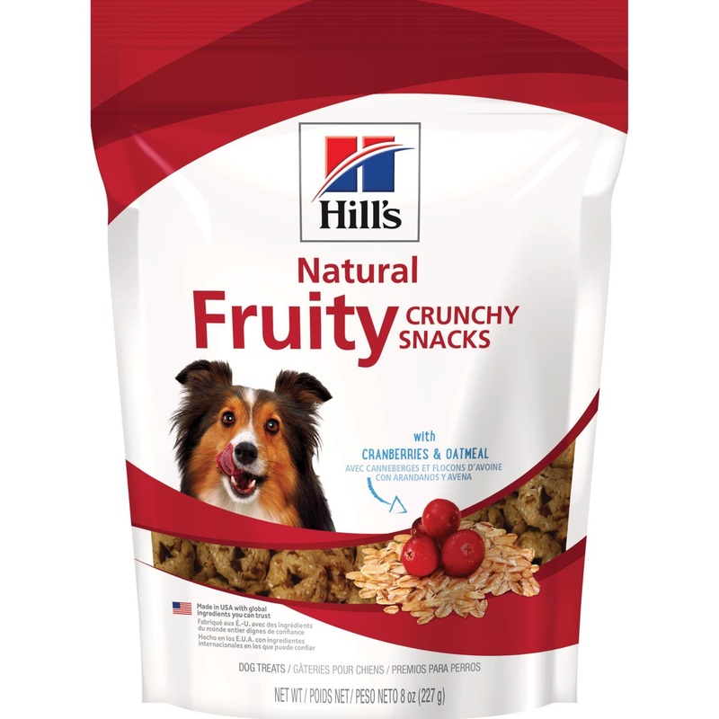 Hill’s Natural Fruity Crunchy Snacks with Cranberries & Oatmeal Dog Treat
