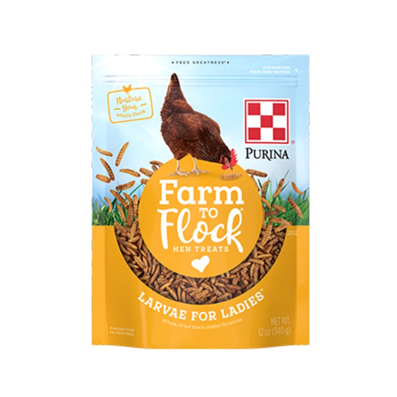 Purina Farm to Flock Larvae for Ladies Hen Treats 3 Lb