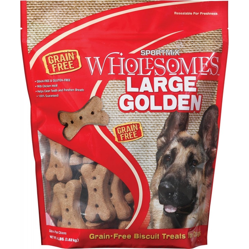 SPORTMiX Wholesomes Large Golden Biscuits Grain Free Dog Treats