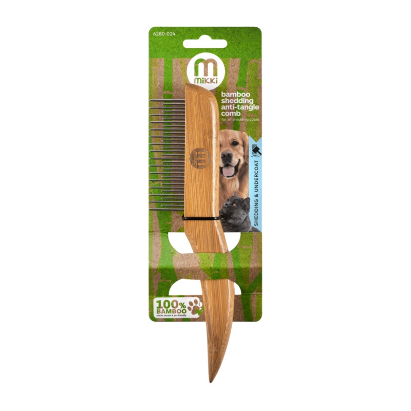 Bamboo Anti-Tangle Comb – Shedding