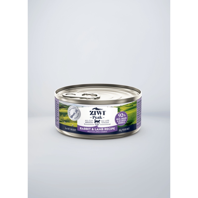 ZIWI Peak Grain Free Rabbit & Lamb Recipe Canned Cat Food 3 oz