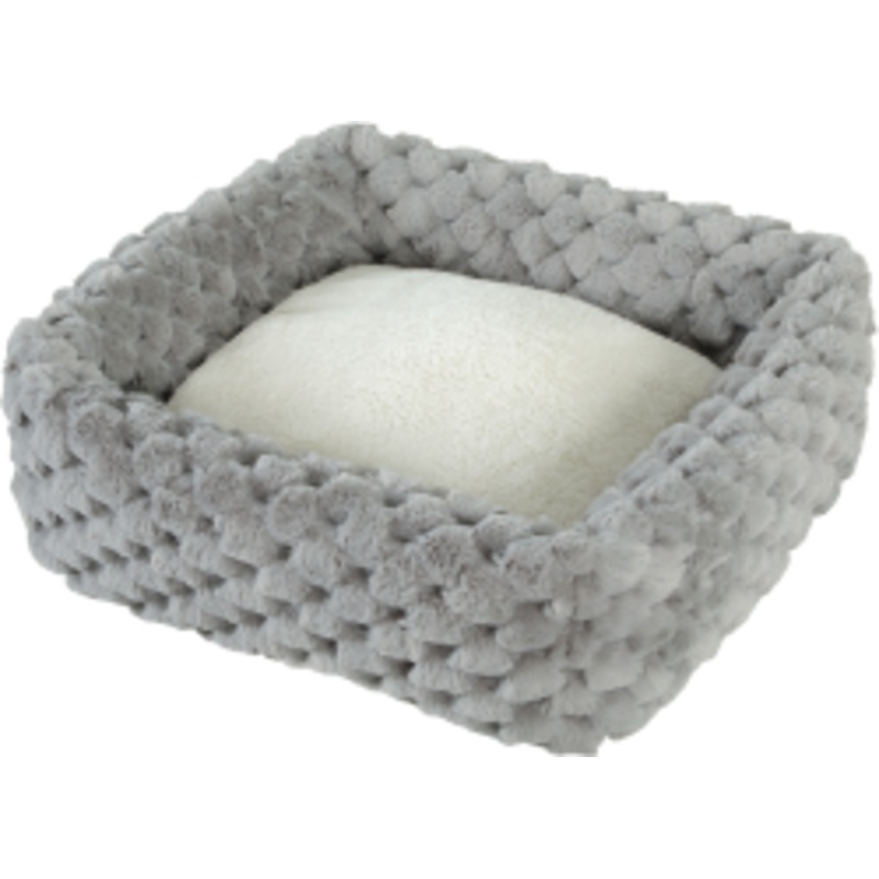 Abelha Squared Pet Bed Grey, XLarge