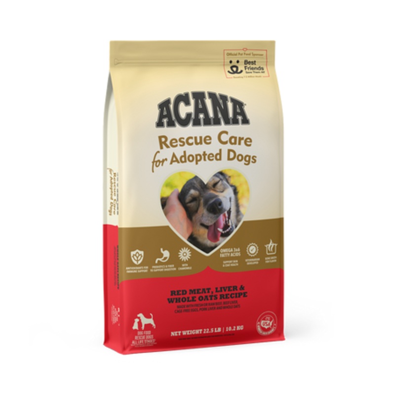 ACANA Rescue Care for Adopted Dogs Red Meat, Liver & Whole Oats Recipe Dry Dog Food