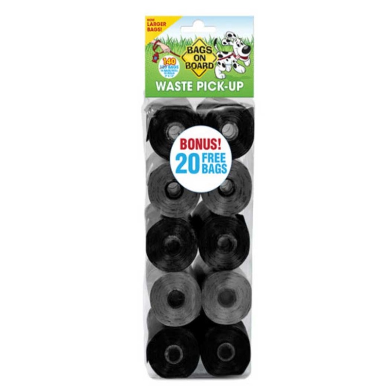 Bags on Board Refill Rolls Neutral Black and Gray 140 ct. 140-ct
