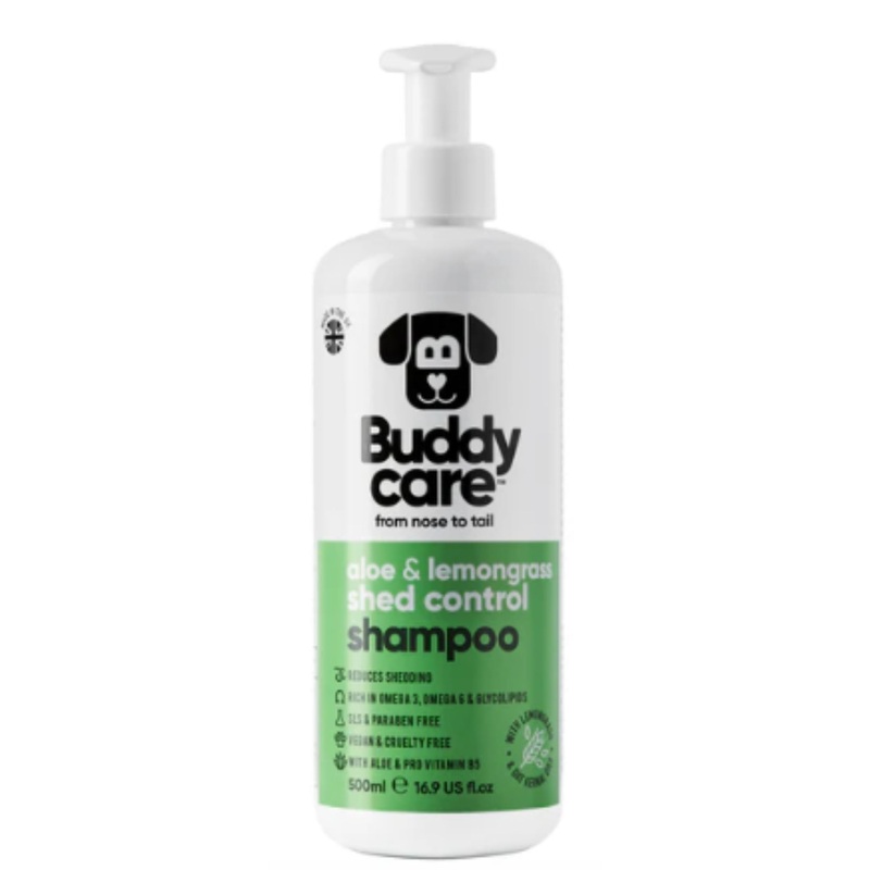 Buddycare Aloe & Lemongrass Shampoo 500ml – Soothing & Refreshing Dog Shampoo