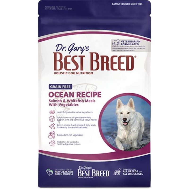 Dr. Gary’s Best Breed Holistic Grain Free Ocean Recipe with Vegetables 4 lb