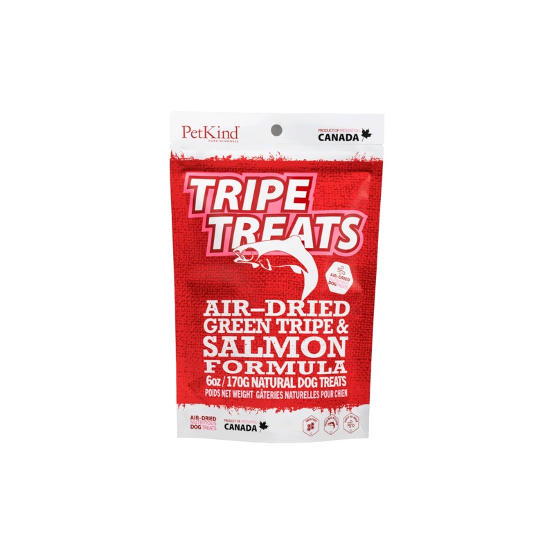 Salmon + Green Lamb Tripe Treats – 6oz