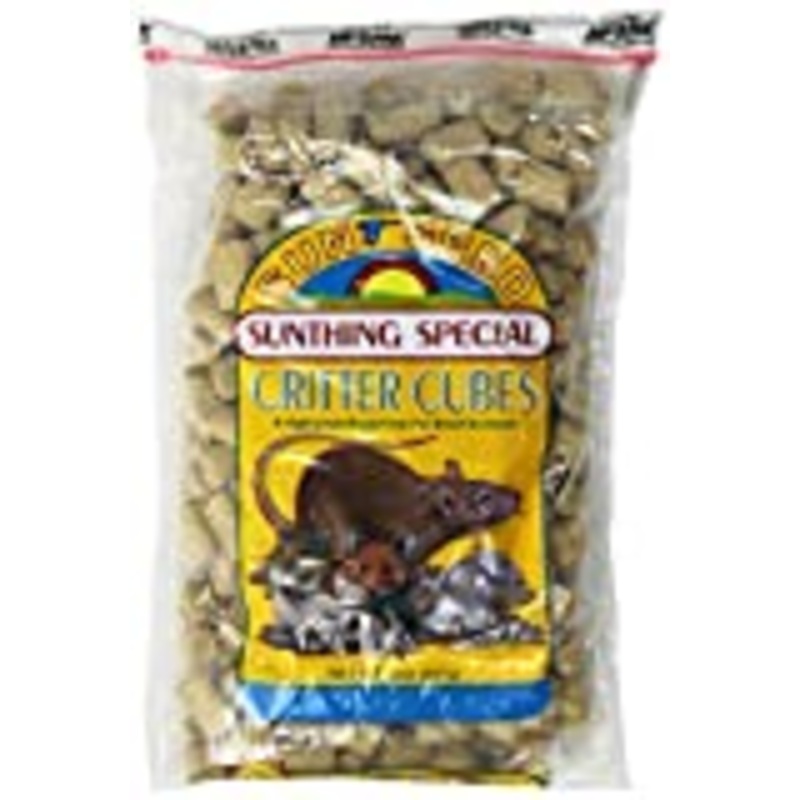 Sunseed Vita Prima Sunscription Critter Cubes Formulated Diet Small Animals Food 2 Lbs