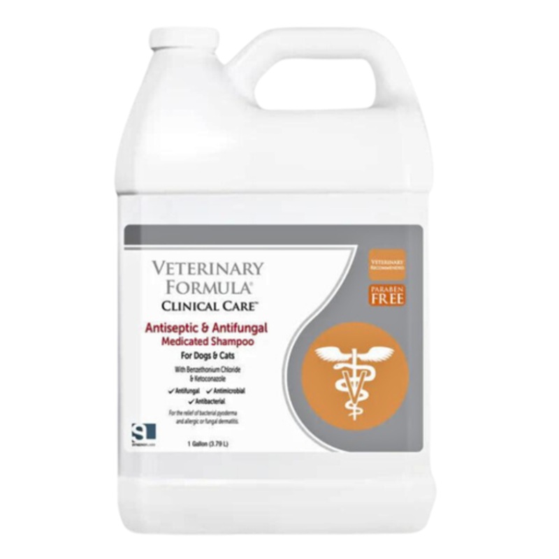 Synergy Labs VFCC Antiseptic & Antifungal Medicated Shampoo 3.79L (1 gallon) [Volume – 3.79 L]