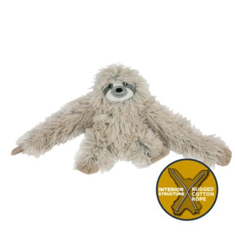 Tall Tails Sloth Rope Body 16″ Dog Toy