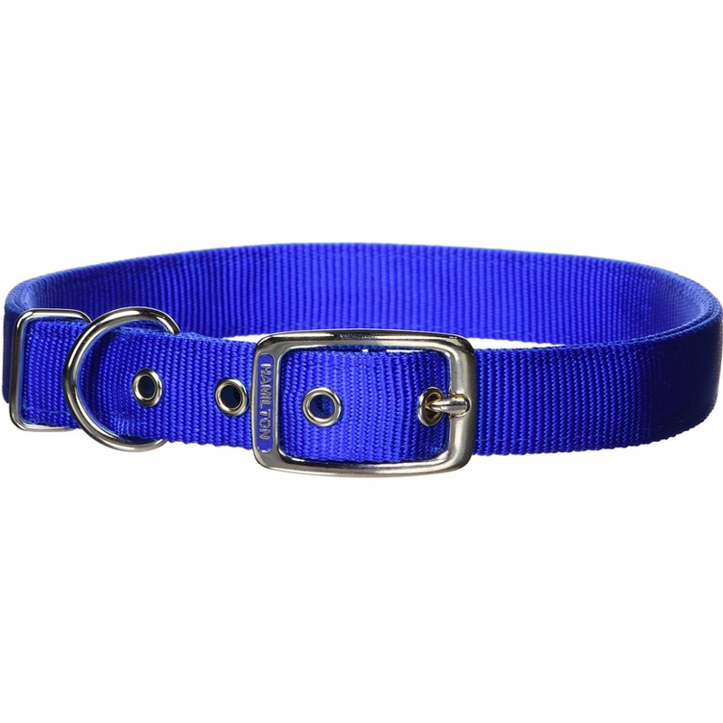 Double Deluxe Dog Collar (Blue, 30″) | Hamilton