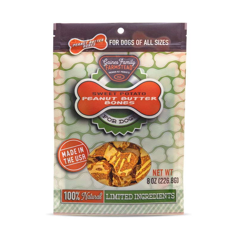 Gaines Family Farmstead Peanut Butter Sweet Potato Bones