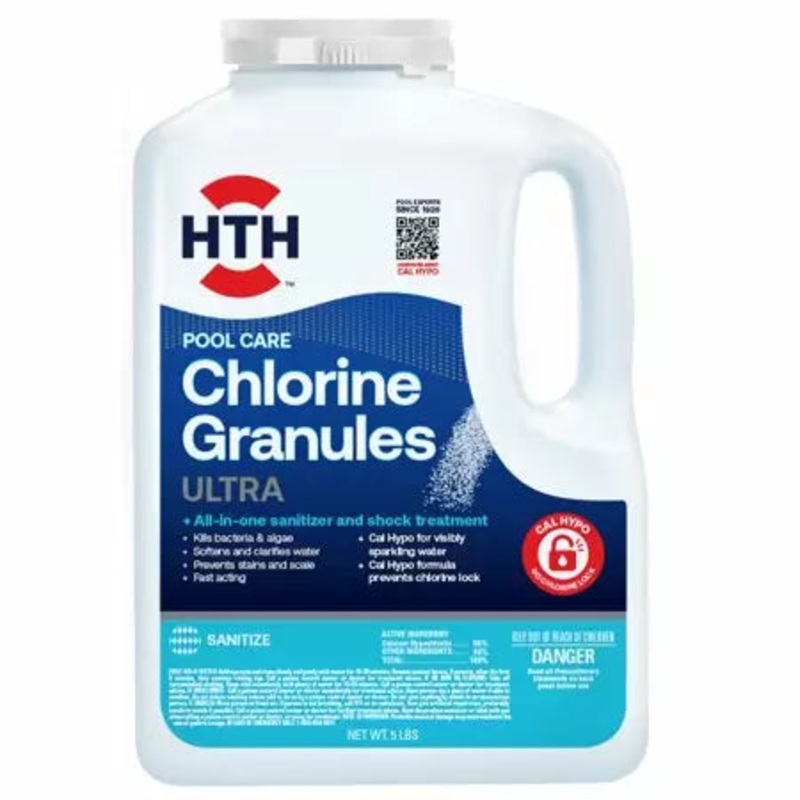HTH Pool Care Chlorine Granules Ultra 5 lbs