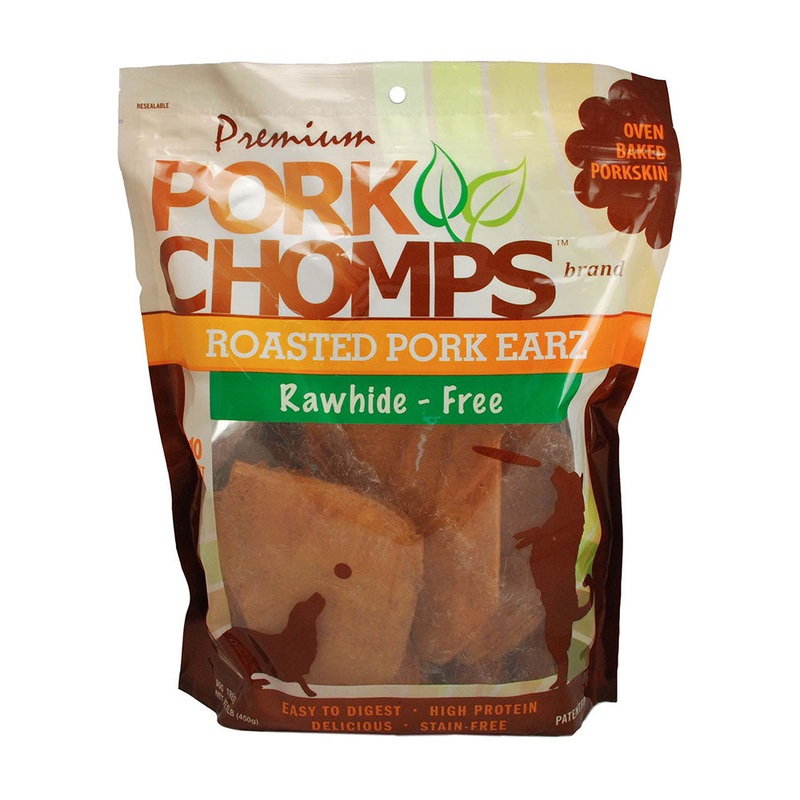 Pork Chomps Roasted Pork Earz Dog Treats 10 Count