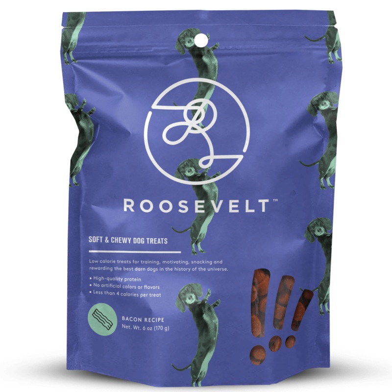 Roosevelt Soft & Chewy Dog Treats Bacon Recipe 6 oz