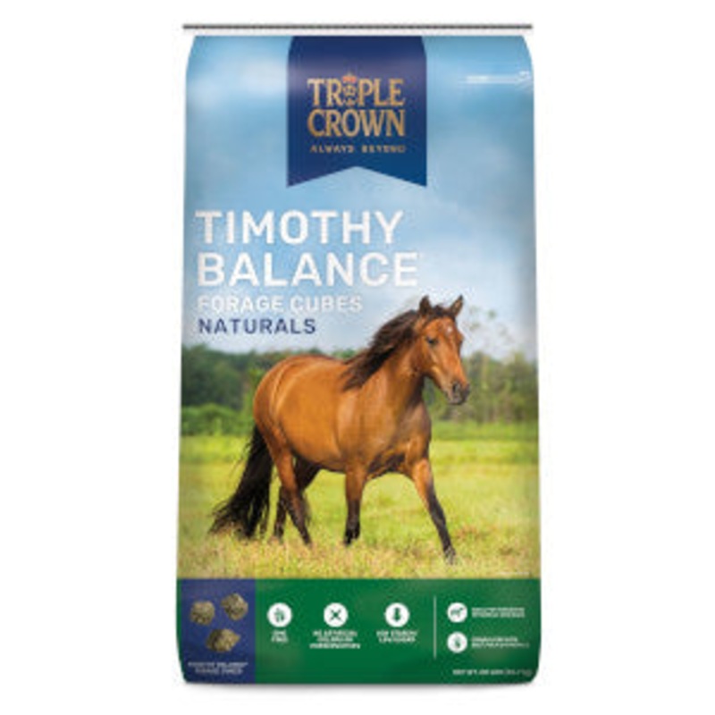 TRIPLE CROWN NATURALS TIMOTHY BALANCE CUBES 50 lbs