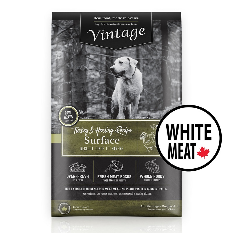 Vintage Oven Fresh Surface Turkey & Herring White Meat Dog Food Sample 50g (Free Ship)