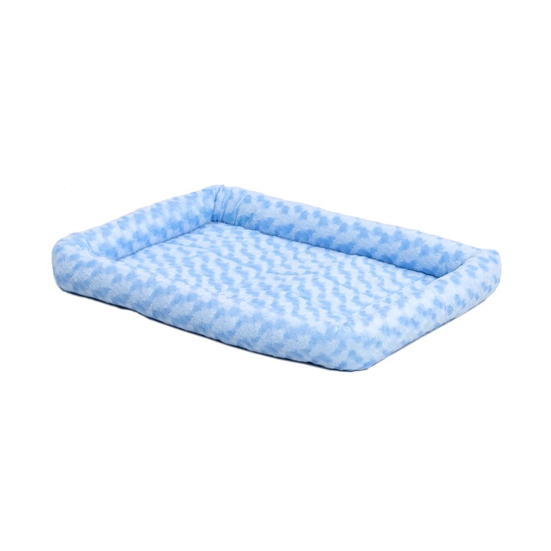 24″ QuietTime Powder Blue Fashion Bolster Bed