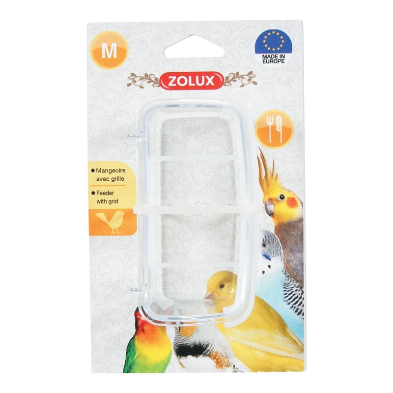 Bird Feeder with Grid – M