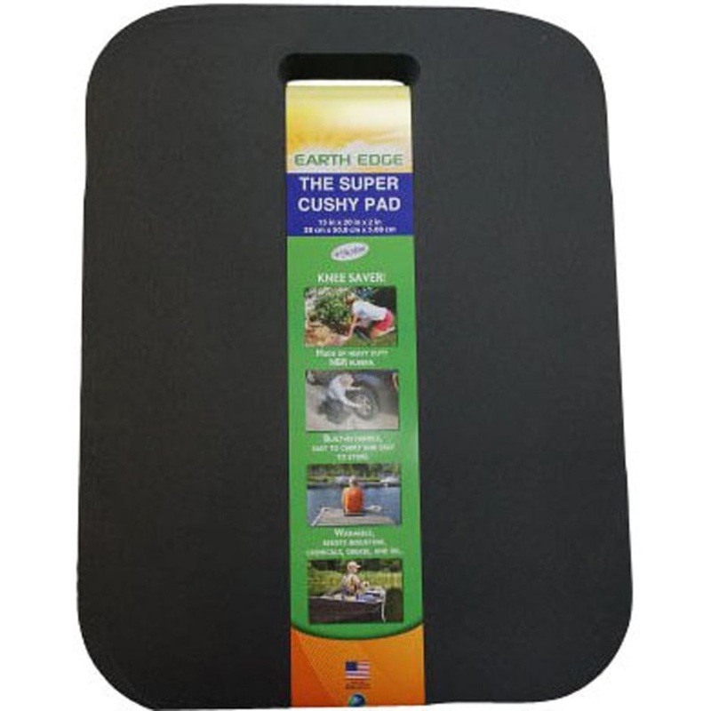 EARTH EDGE SUPER CUSHY KNEELING PAD 15X20 IN BLACK