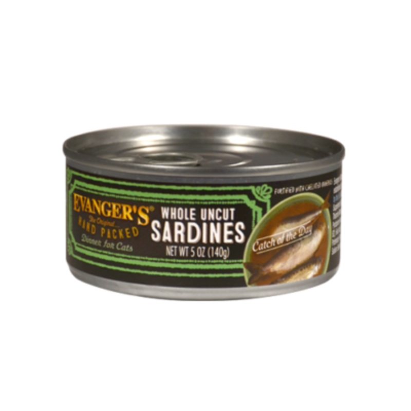 Evangers Catch of the Day Sardines Cat 5.5oz*