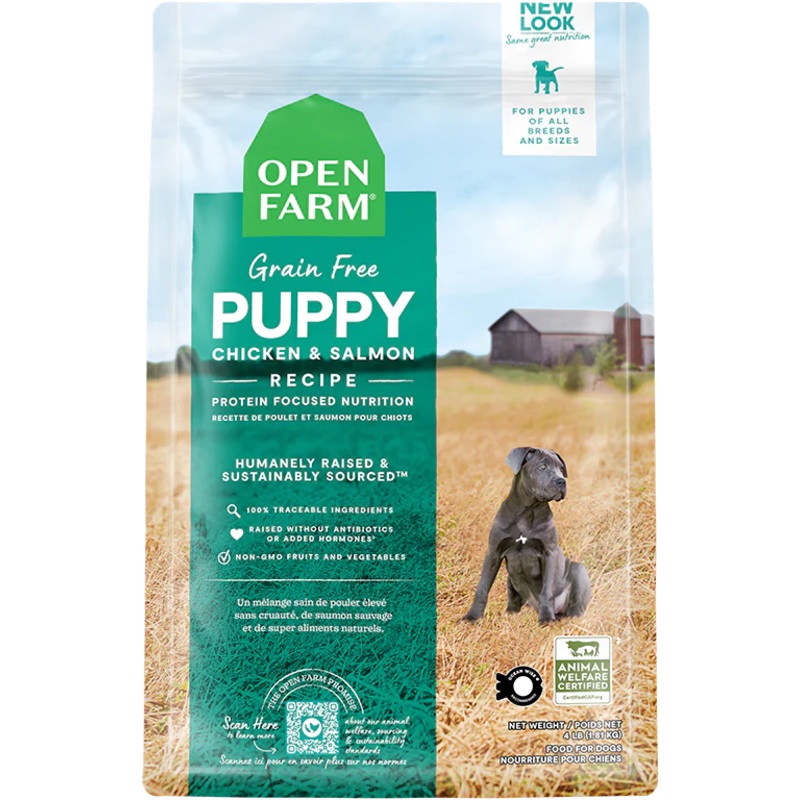 Open Farm Puppy Grain-Free Dry Dog Food 4 Lb