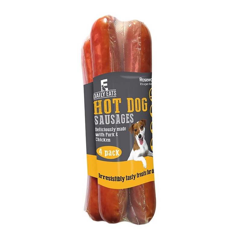 Rosewood Daily Eats Hot Dog Sausages Dog Treats 220g – 220G