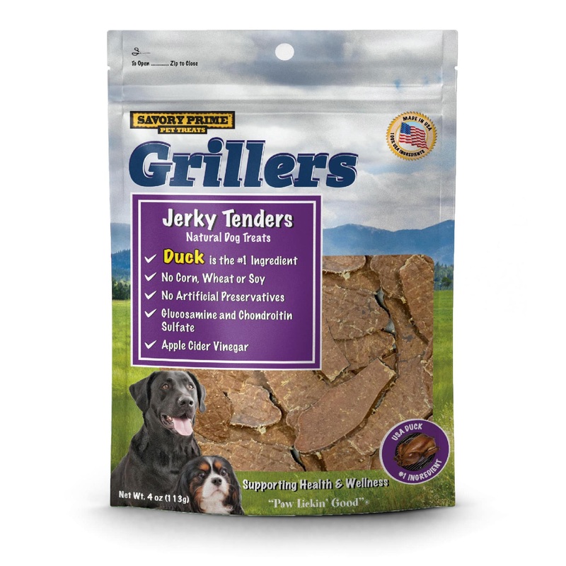 Savory Prime Grillers Duck Tenders Dog Treat 8 oz