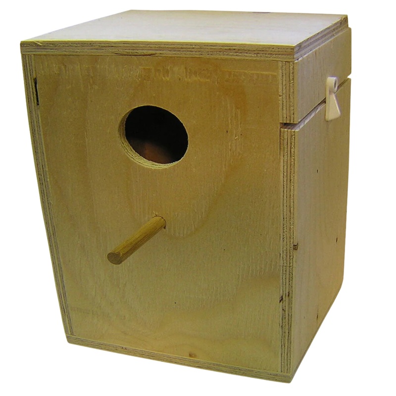Small Parakeet Nest Box  Ideal Resting and Nesting Space for Your Parakeet