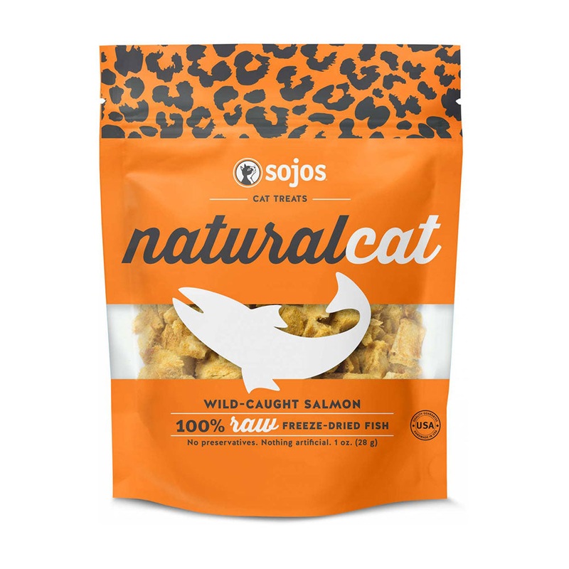 Sojos Natural Cat Salmon Recipe Cat Treats 1 Oz