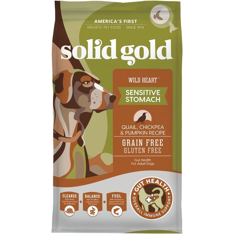 Solid Gold Sensitive Stomach Dog Food for Adult & Senior Dogs, 24 lbs