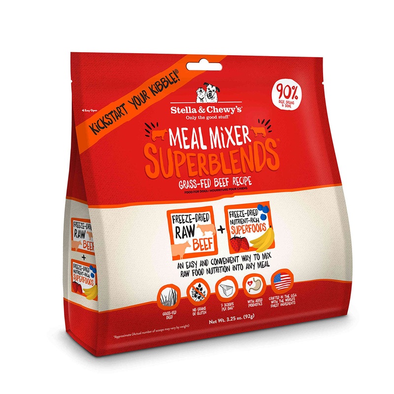 Stella and Chewy’s Stella’s Super Beef Blends Meal Mixer Freeze Dried Dog Food 3.5 oz