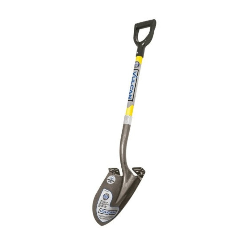 Vulcan PRY-F Shovel Steel Blade Fiberglass Handle D-Shaped Handle 29″ Handle