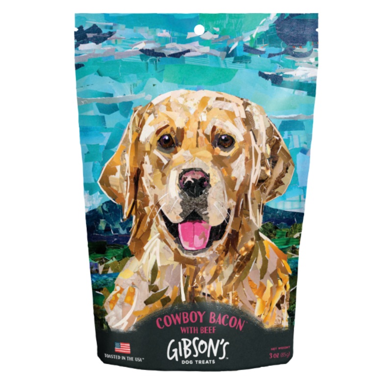 Wild Meadow Farms Gibson’s Cowboy Bacon with Beef Toasted Jerky Dog Treats