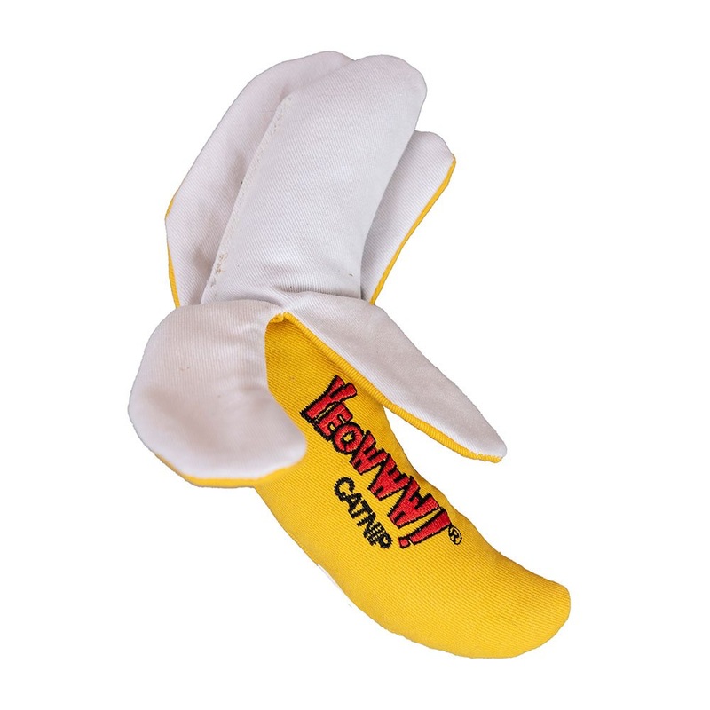 Ducky World Yeowww! Catnip Chi-Cat-A Banana Peeled Cat Toy Pack of 1