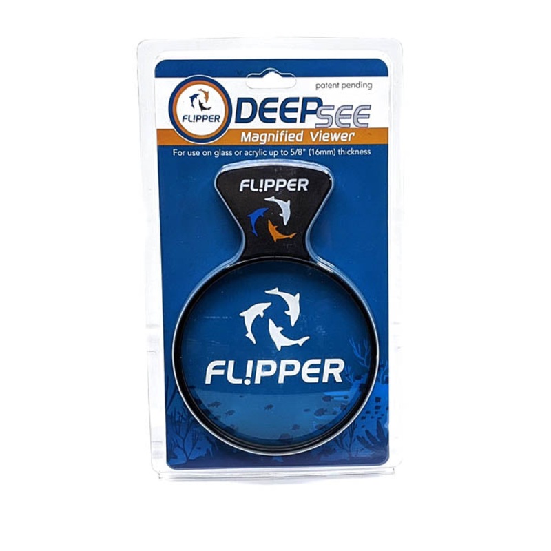 Flipper DEEP SEE Magnified Viewer “4 inch” (Acrylic/Glass Safe)