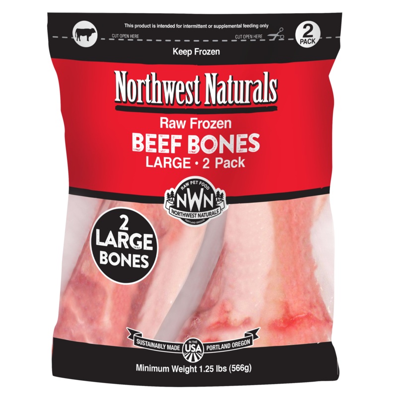 Northwest Naturals Frozen Large Beef Bones 6-8″ – 2ct