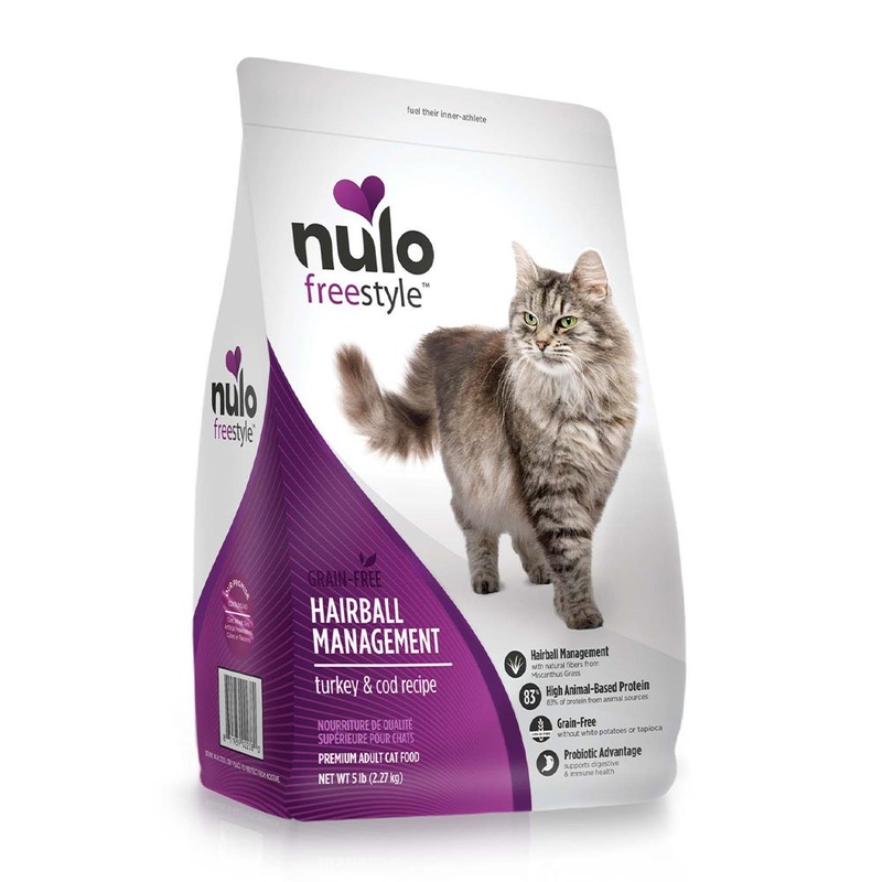 Nulo Freestyle Hairball Management Dry Cat Food Turkey & Cod 5 lb