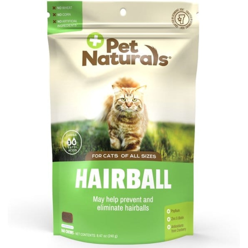 Pet Naturals Hairball Supplement Chews For Cats 30 count